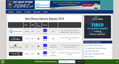 Desktop Screenshot of bestbinaryoptionssignals.net