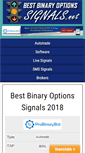 Mobile Screenshot of bestbinaryoptionssignals.net