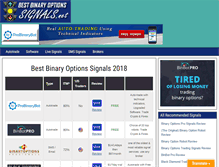 Tablet Screenshot of bestbinaryoptionssignals.net